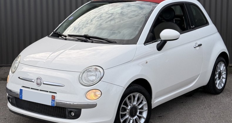 Fiat 500C Cabriolet 1.2 69 ch Lounge, Distri+RÃ©vi