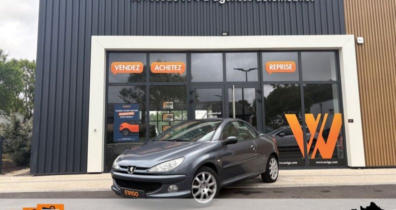 Peugeot 206 CC 1.6 hdi 110ch roxy -faible conso bluetoo