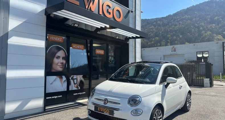 Fiat 500 1.2L 70ch STAR TOIT OUVRANT + APPLE CARP