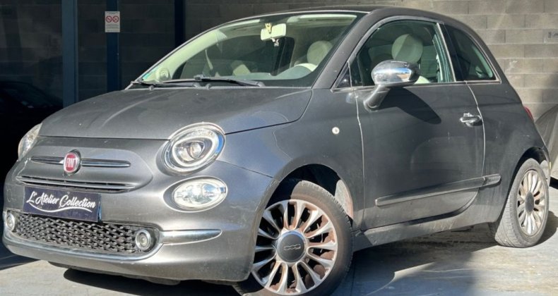 Fiat 500 Lounge 1.2 69CV RADAR DE RECUL TOIT PANO