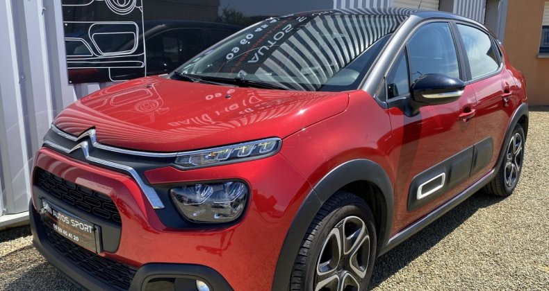 Citroen C3 Feel Pack 1.2L 83ch Rouge/Toit Noir