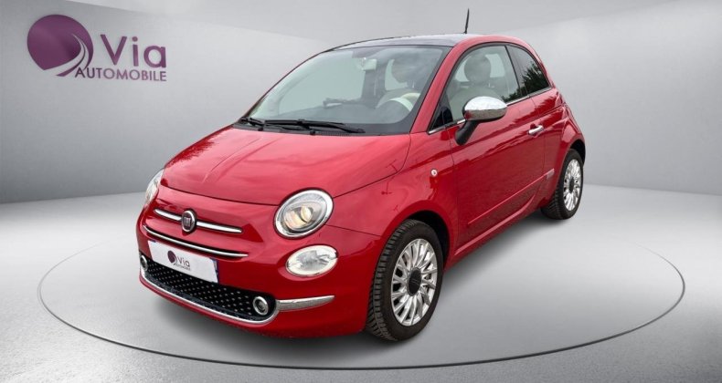 Fiat 500 1.2i 69 Lounge - TOIT PANO / REGULATEUR 