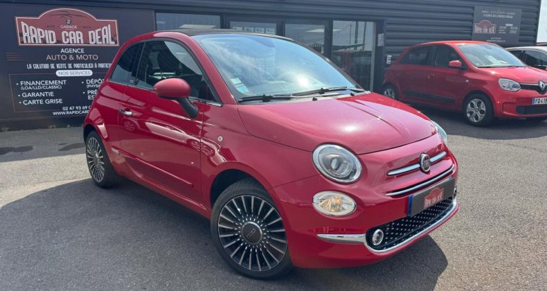 Fiat 500 1.2i - 69cv - CABRIOLET Club PHASE 2, GA