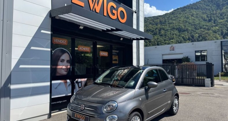Fiat 500 1.2 70ch LOUNGE / TOIT PANORAMIQUE / RAD
