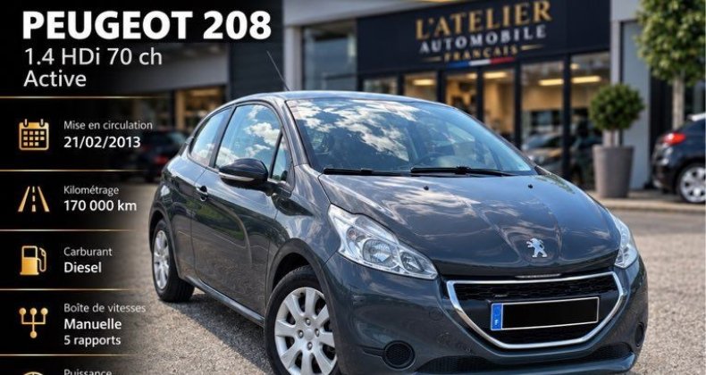 Peugeot 208 207 1,4 HDI 70 CV