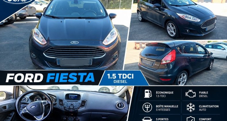 Ford Fiesta 1.5 tdci trÃ¨s Ã©conomique