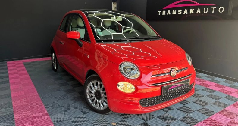 Fiat 500 Lounge 1.2 69cv CLIM AUTO TOIT PANO DIST