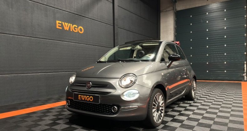 Fiat 500C CAB 1.2 70Ch CLUB RADAR DE RECUL GPS BLU