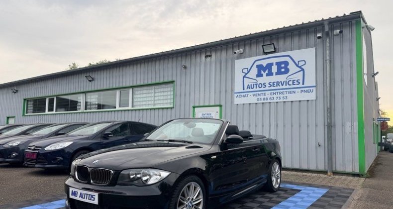 BMW Série 1 120d 177cv Cabriolet Pack M GPS Cuir Cli