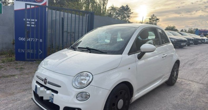 Fiat 500 Magnifique en 1,2 85 cv intÃ©rieur cuir 
