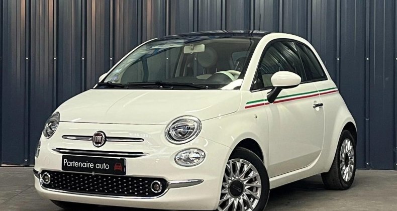 Fiat 500 1.2 70 lounge - Garantie 1 an - Toit pan