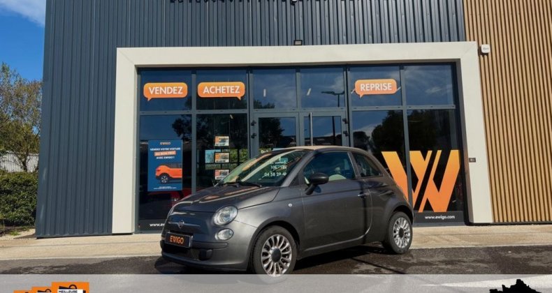 Fiat 500 CABRIOLET 1.2 70ch LOUNGE CAPOTE ÃLECTR